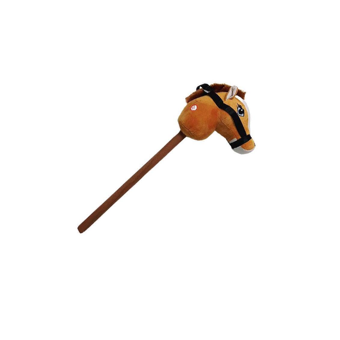 Giocattolo musicale a forma di cavallo da passeggio con effetti sonori che stimola l'immaginazione dei bambini e aiuta a sviluppare l'equilibrio. , marrone chiaro , cavallo 3