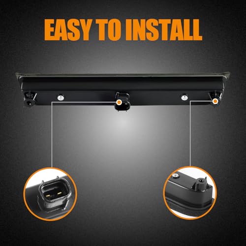 Image of Third 3rd Brake Light LED for 2007-2014 Toyota FJ Cruiser, High Mount Rear Brake Lights Assembly for 07-14 FJ Cruiser, Waterproof Center Cab Lamp Stop Light