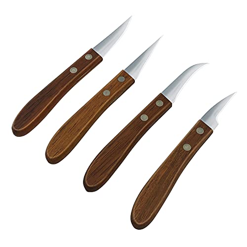 Htiam 4 Pieces Kitchen Vegetable Diy Carving Knives Professional Chef Knife Sharp Well Food Fruit Paring Knife #TOP1