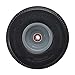 Magline 131010 10" Diameter Microcellular Foam Wheel with Red Sealed Semi Precision Ball Bearings