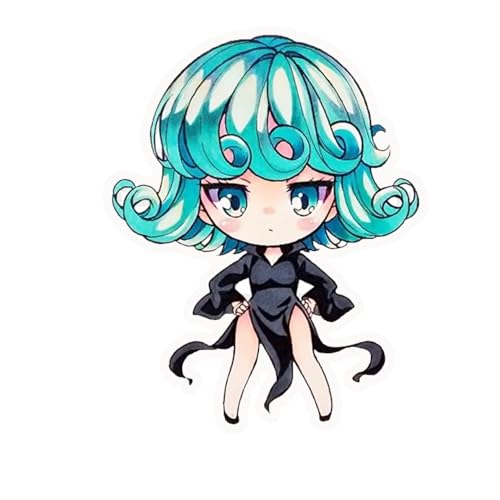Tatsumaki Chibi Vinyl Decal Sticker UV & Water Proof Gift Laptop Car Bumper Window Tumbler Accessories 4.2