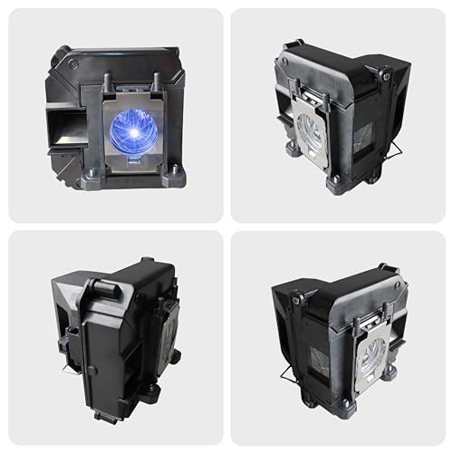 Poxtedsr EL PLP68 projektor Ersatzlampe Kompatibel mit Epson eh-tw5900 eh-tw5910 eh-tw6000 eh-tw6000w eh-tw6100 eh-tw6100w eh-tw6515c eh-tw5800c eh-tw6500c Ersatzlampe mit Gehäuse