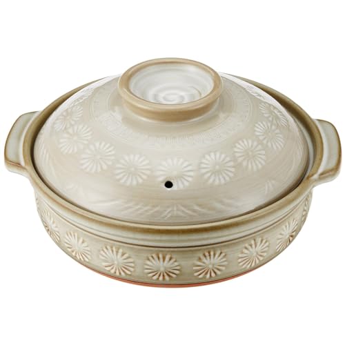 TIKUSAN Donabe Hot Pot japonais Banko Ware fabriqué au Japon (9 Go (3,2 ml.)