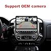 for Chevy Silverado Sierra Radio Upgrade 2014 2015 2016 2017 2018,QLED Touch Screen Stereo,8 Core CPU,Carplay Android Auto Ready,Keep OEM Camera and Steering Wheel Control
