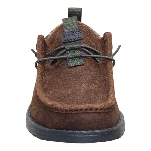 Image of HEYDUDE Wally Funk Realtree Edge Suede Mole Brown /Camo Men Slip-On