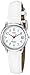 Timex Women's T2H391 Easy Reader White Leather Strap Nurse's Watch