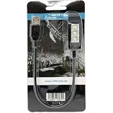 Infitronic IN3LED1USBM – 3 LED lampa USB / lampa USB / lampa typu łabędzia szyja / lampka do czytania / lampka na klawiaturę do komputera stacjonarnego, laptopa, notebooka, komputera, klawiatury (z wyborem kolorów)