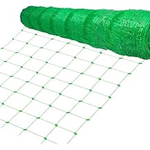 Toolazy Trellis Netting Roll 4ft x 3280ft Green - Heavy Duty 6" Mesh Plant Support Net for Climbing Vegetables, Scrog Netting for Grow Tent Tomato Cucumber Pea Bean Grape Vine Garden Hydroponic