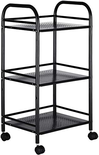 BAKAJI Metal Storage Trolley
