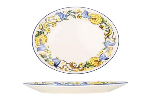 Bonna Placa de servicio - Albufera - Porcelana - 31x24 cm - juego de 2