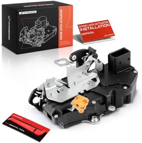 A-Premium Front Left Driver Door Latch Lock Actuator Compatible with Cadillac, Chevrolet Chevy & GMC Vehicles - Silverado Suburban Escalade Sierra Yukon Avalanche Tahoe, Replace# 15880052, 15889954