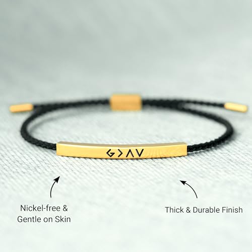 STORYJEWELLERY God Is Greater Than The Highs and Lows Bracelet, Christian & Religious Gifts for Women, Baptism and Confirmation Gifts, Christian Bracelets, Religious Jewelry for Women3