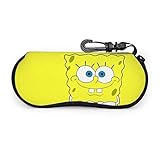 Spongebob Brillenetui für Brillen, tragbar, mit Reißverschluss, Sonnenbrillenetui