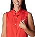 Columbia Women's Tamiami Sleeveless Shirt, Red Hibiscus, Medium