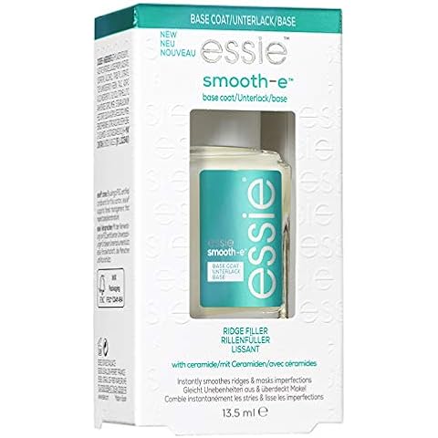Essie Base Coat smooth-e mit Ceramiden, Rillenfüller und Schutz der Nägel vor Verfärbung, 13,5 ml Cover