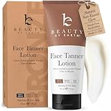 Face Tanner - USA Made with Natural & Organic Ingredients, Gradual Facial Self Tanner Lotion for...