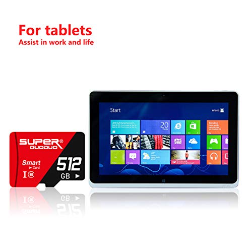 512Gb Micro Sd Card 512Gb Sd Memory Card For Cellphone Surveillance Camera Tachograph Tablet Computers 512Gb Faster Speed Tf Card 512Gb Micro Sd Memory Card Class 10 With A Sd Card Adapter #TOP5