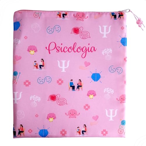 Matellassê - Porta Jaleco Enfermagem Medicina Porta Estetoscópio Organizador de bolsa Necessaire Personalizado Biomedicina Fisioterapia Veterinária Odontologia Nutrição (PSICOLOGIA)