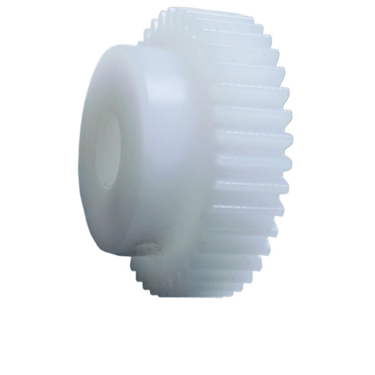 GTPBAO 1pcs Plastic POM Spur Gear with Step 0.8 Module 60 Teeth Straight Teeth Pinion 0.8M 60T Mechanical Cylindrical Gear Steering Hardware(7mm bore)