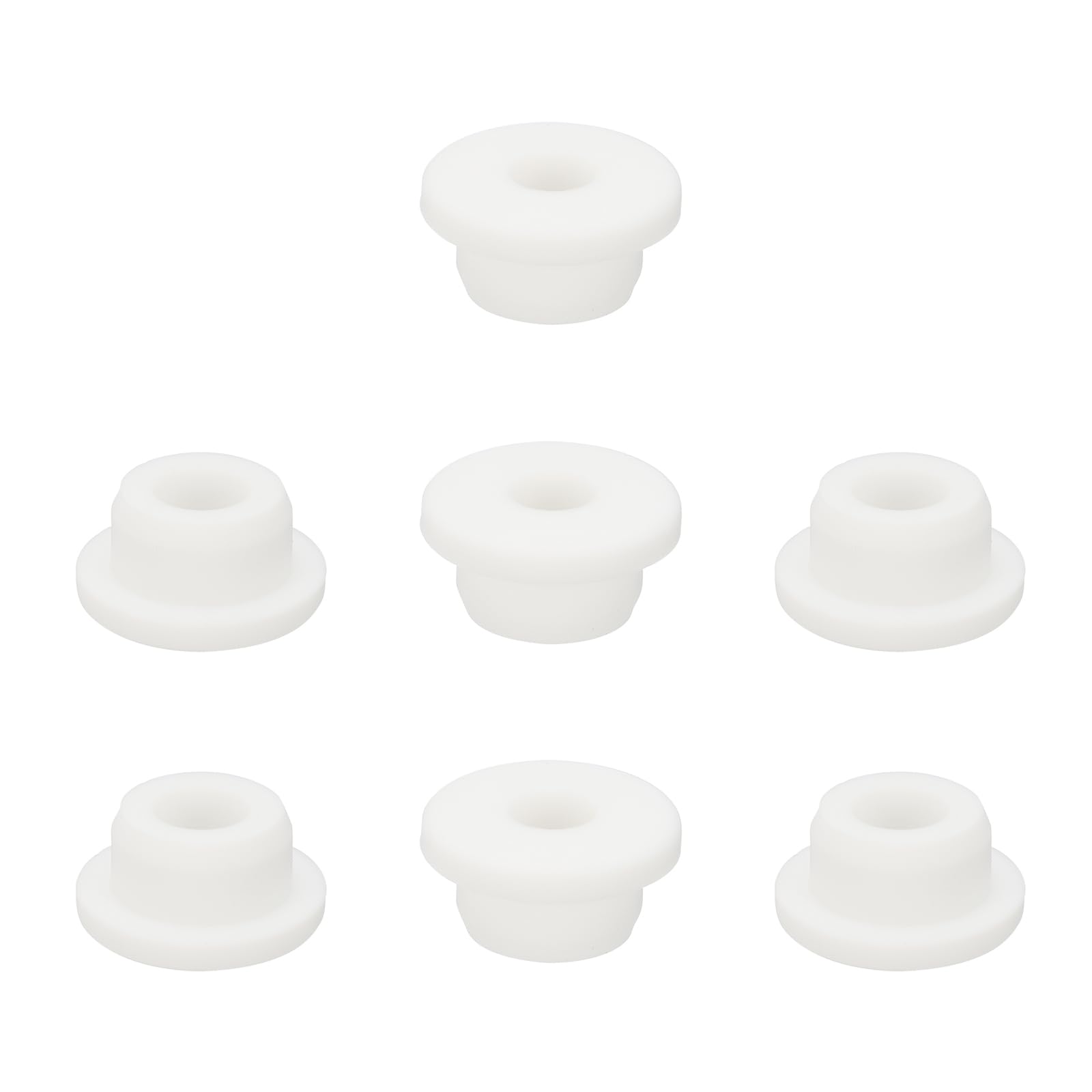 PATIKIL Silicone Rubber Grommet, 7 Pcs 13/16"(20mm) Drill Hole, 7/16"(11mm) Inner Dia. Top Hat Wire Gasket Rubber Hole Plug for Wiring Irrigation