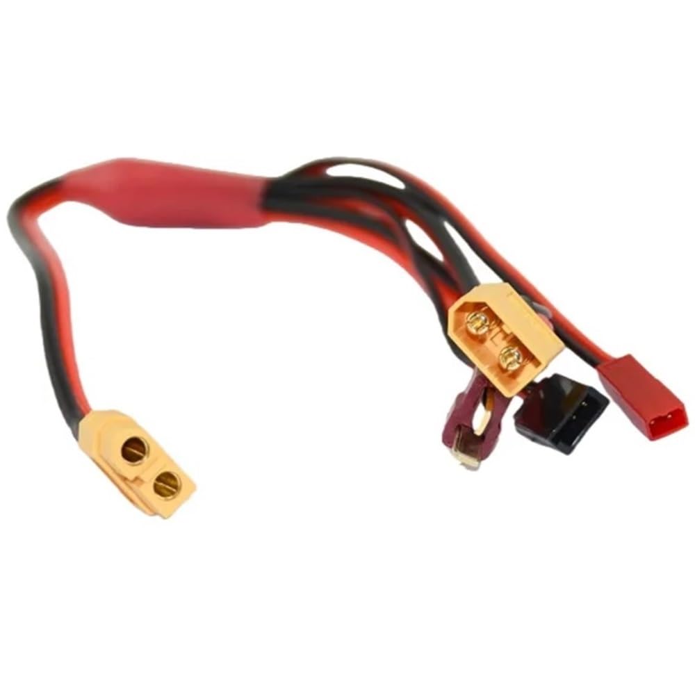 Cable XT60 hembra con pinzas de cocodrilo para solucionar cargas RC 2