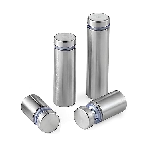 Vis d'espacement acrylique inox montage sur verre entretoise murale 6pcs