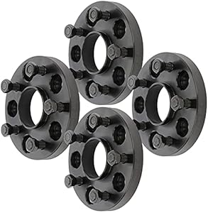 ANGLEWIDE 4PCS 20mm 5x120 to 5x120 12x1.5 Studs 66.9mm Wheel Spacers 5 Lug fit for 2010-2016 for Chevrolet for Camaro