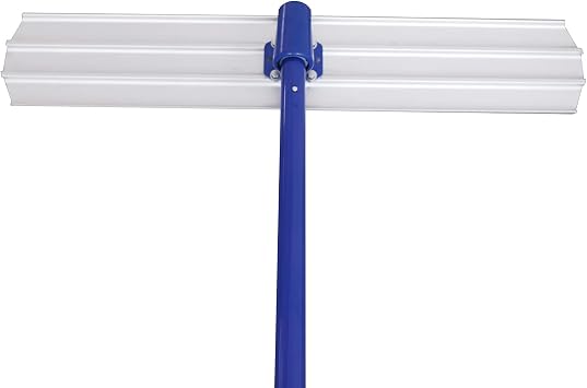 Bull Float Concrete Float 48 x 8 Round End Spring Concrete Float Tool Magnesium Aluminum Alloy Concrete Trowel with 3 Float Handle Cement Tools Concrete Kit, US Stock