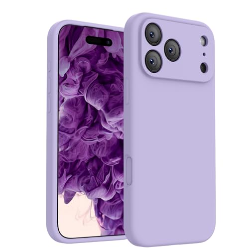 Image of FireNova Magnetic for iPhone 17 Pro Case, Compatible with MagSafe, [Integrated Silicone Camera Control Button] [Camera Protection] Anti-Scratch Microfiber Lining Phone Case, 6.3 inch, Clove Purple