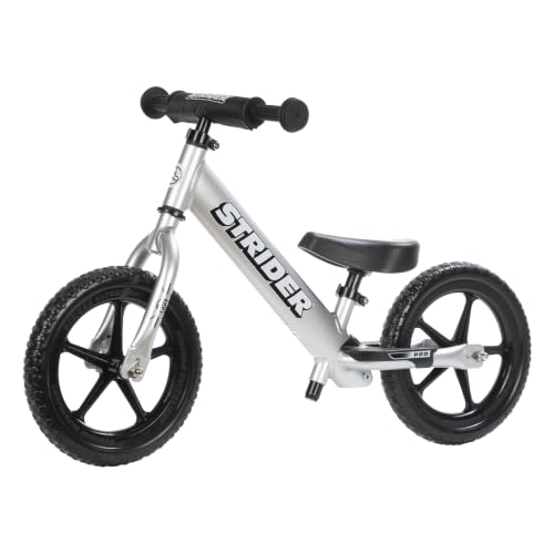Strider 12 Pro Aluminum Balance Bike for Kids Aged 15 Years Black Pearl | No-Pedal Pro Balance Bike Ultralight Aluminum Frame Adjustable Seat Never-Flat Foam Rubber Tires Easy Assembly product thumbnail 10