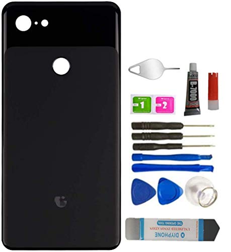 Pixel 3 Back Glass Replacement Panel Door Housing Parts with Pre Installed Tape for Google Pixel 3 (Pixel 3 5.5