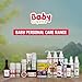 Baby. organoo Baby Body Wash 200ml for Kids with Aloe Vera, Hibiscus & Neem, Cleanse Moisturize Head to Toe, All Skin Type, Paraben Free, FDCA Approved