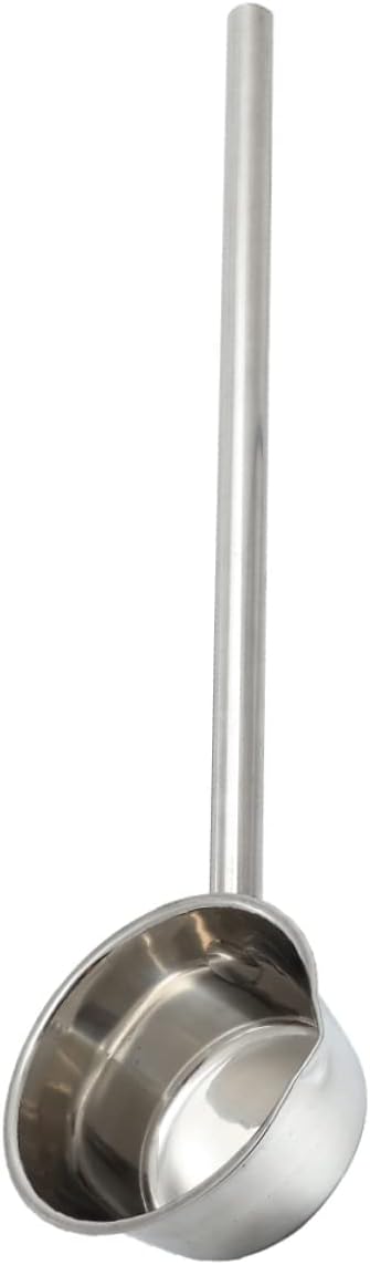 Handle Flower Pour Long Multi-purpose Water Dippers Bathroom Practical Stainless Sturdy Garden Steel Ladle Shampoo With Watering Cooking Spout Cup Widely- Large-capacity for