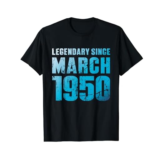 73 Cumpleaños Hombre 73 Años Legendario Desde Marzo 1950 Camiseta