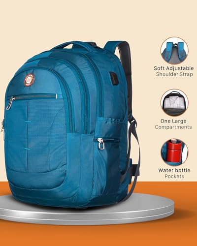 Image of Dhariwal Bags Exclusive For Railway Running Staff Backpack 4 compartments /Stylish and Trendy Backpacks for Unisex /Water Resistant and Lightweight Bags /Easy to Carry