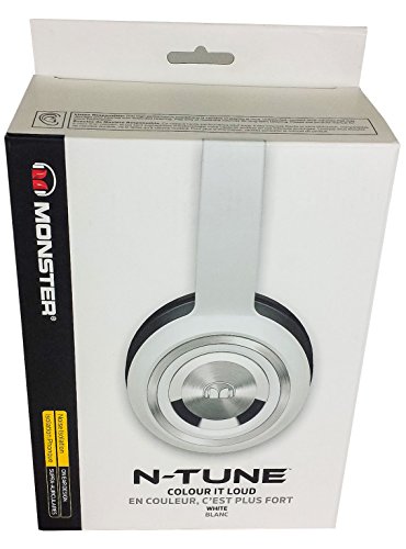 Monster N-Tune On-Ear Headphones with ControlTalk, White
