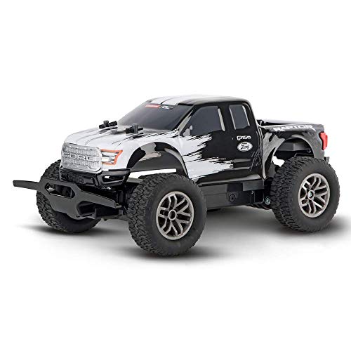 Carrera RC 370181069 2,4GHz Ford F-150 Raptor Geländewagen I ferngesteuertes Auto ab 8 Jahren I mit Controller, Ladekabel, Akku & Batterien I Spielzeug für Kinder & Erwachsene I sofort einsatzbereit