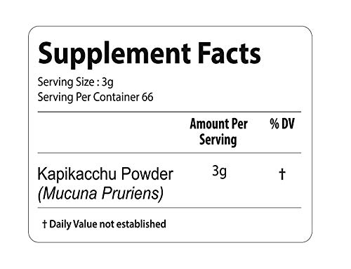 Bixa Botanical Mucuna Pruriens Powder (Velvet Bean Powder/Kapikacchu) ǀ Natural Nervine Tonic & Muscle Builder ǀ Herbal Mood Enhancement A ǀ Energy Booster (16 Oz/1 Pound) #TOP7
