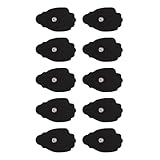 CALLARON 10 Stück Selbstklebende Physiotherapie Pads Elektroden Pflaster aus Hautfreundlichem Silikon Flexibel und Strapazierfähig für Muskelstimulatoren und Reizstromgeräte