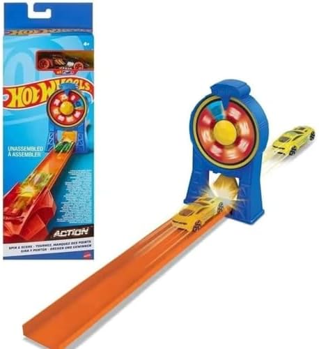 Pista Hot Wheels - Girar e Marcar - Spin & Score - Action - HDR81