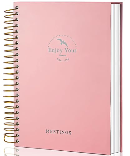 Carnet de réunion pour le travail de bureau 120 feuilles pour homme et femme