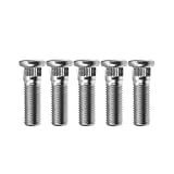 Mysttoo 5PCS M12x1.5 Wheel Studs 43mm Lug Bolt Stud Compatible with Honda Accord Civic City CR-V CR-Z Fit HR-V Insight Element Prelude S2000 Acura Integra CL EL ILX MDX RSX TL TLX TSX