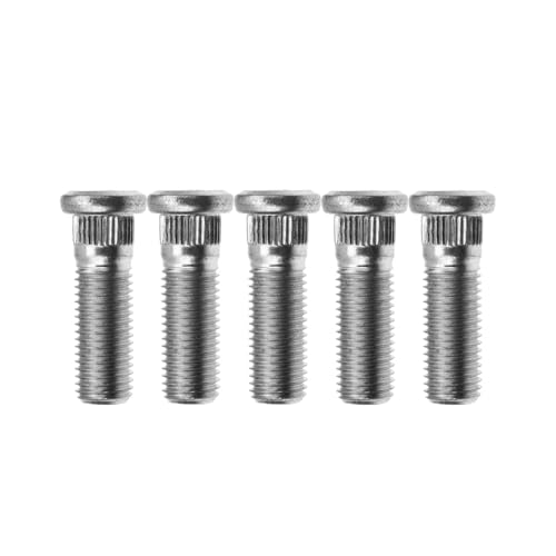 Mysttoo 5PCS M12x1.5 Wheel Studs 43mm Lug Bolt Stud Compatible with Honda Accord Civic City CR-V CR-Z Fit HR-V Insight Element Prelude S2000 Acura Integra CL EL ILX MDX RSX TL TLX TSX