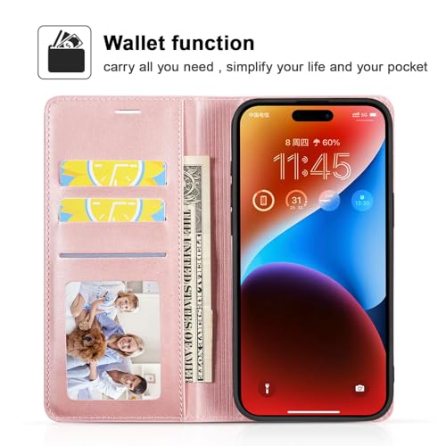 Étui iPhone 16 rose gold idéal pour visionnage mains libres - 5