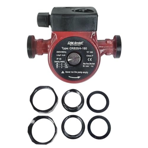 3-Stufige Zirkulationspumpe CRS25/4-180 CHM GmbH® 50l/min Förderhöhe 4m