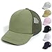 QIYIENDIAN Baby Kleinkind Baseballkappen einstellbar Sonne Hüte Dinosaurier Feste Farbe Hut Kinder Jungen Mädchen(Army Green,1-3Years)