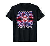 NBA Official Detroit Pistons Blowin Up T-Shirt, Men, Black, Small