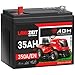 LANGZEIT Batteria per trattorino rasaerba 12V 35Ah 350A/EN AGM U1 batteria tagliaerba sostituisce 30Ah 28Ah 26Ah 24Ah 32Ah polo positivo a sinistra