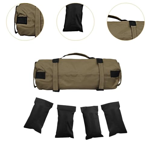 Bolsa de arena para levantamiento de pesas con sistema de carga regulable 6