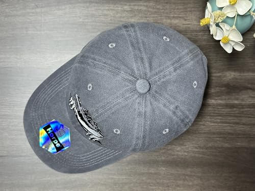 Image of Embroidered Animal Hat Gift for Men Women, Adjustable Baseball Cap | Animal Lover Collection, Casual Outdoor Wear, Breathable Cotton Fabric, Adjustable Buckle Closure